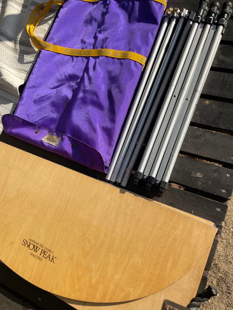 スノーピーク　フォールディングテーブル　楕円　オーバル