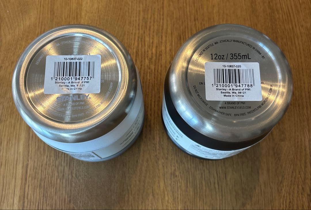 廃盤 スタンレー フードジャー スープジャー 0.35L 2色セット（白と黒）