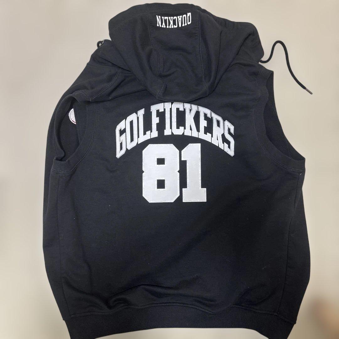 ゴルフィッカーズ　フード付ベスト XL ゴルフウェア