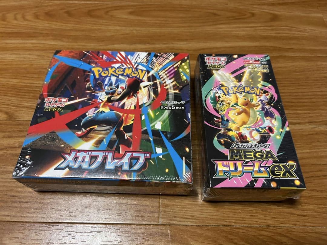 ポケカ　MEGAドリームEX メガブレイ　各1Box　新品・未開封　シュリンク付
