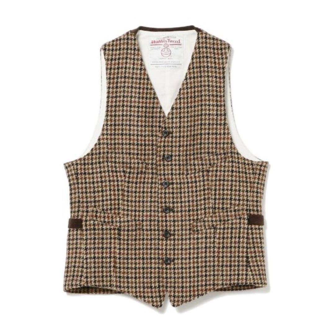 BEAMS PLUS × Harris Tweed ベスト