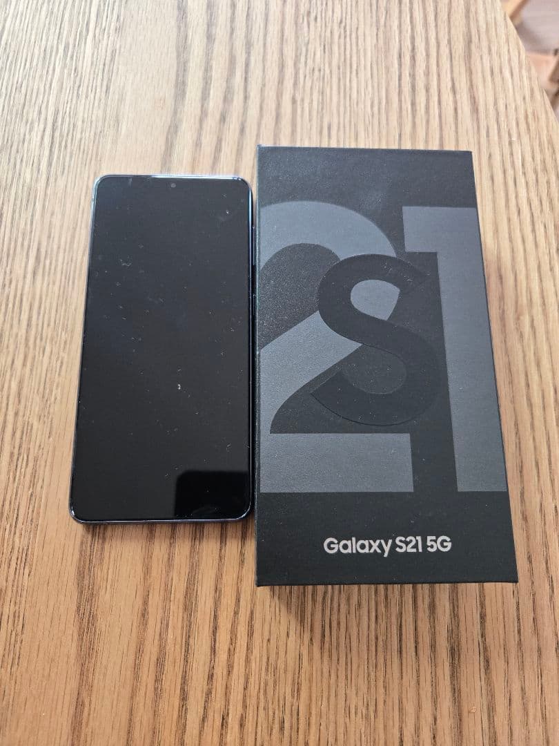 GalaxyS21 5G ギャラクシー（箱、充電ケーブル付き）