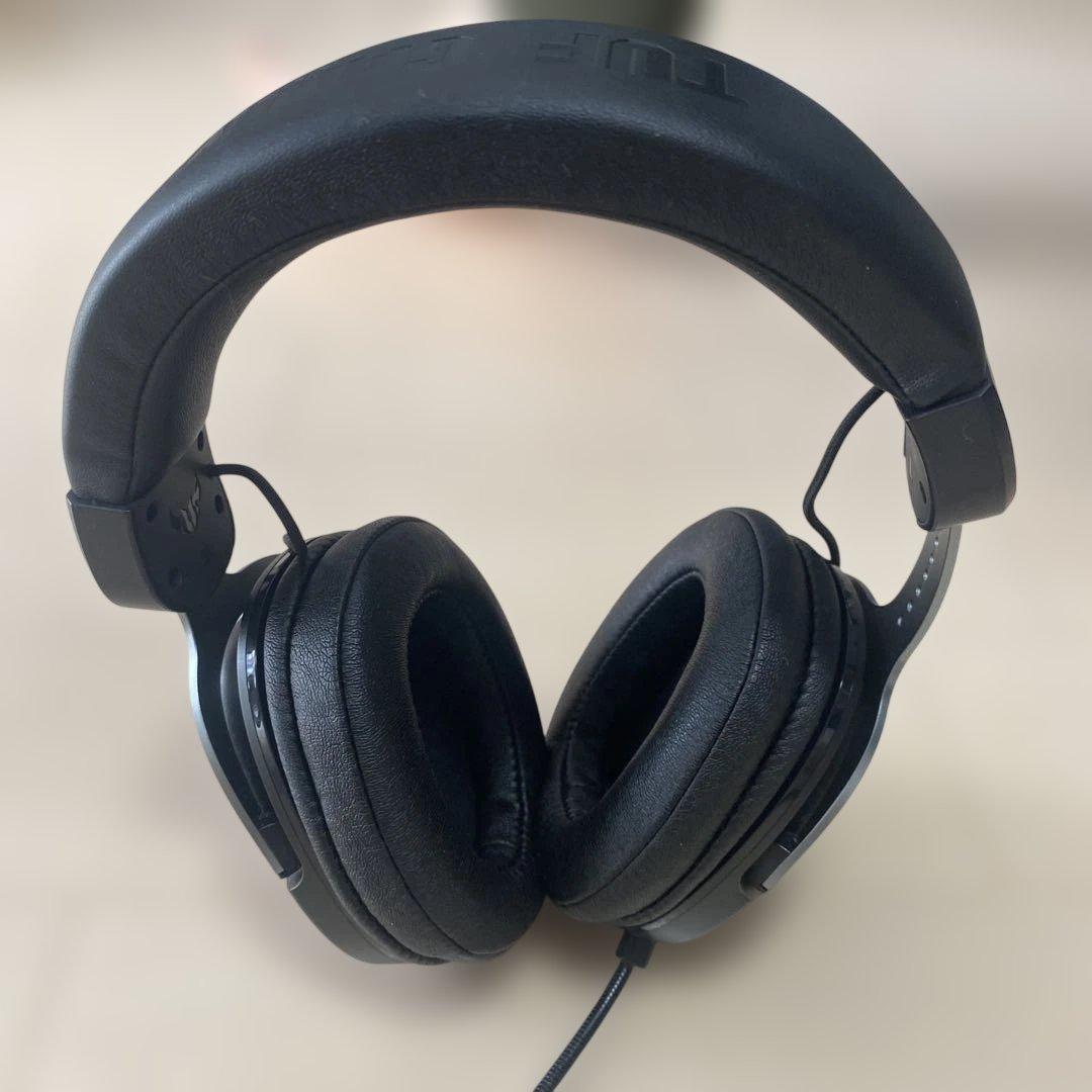 有線 ゲーミングヘッドセット USB接続 マイク付き ブラック