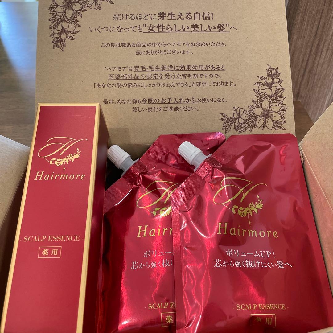 新品未開封　Hairmore育毛 ヘアモア薬用ヘアーローション 3点セット