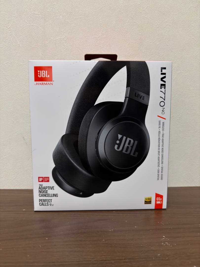 JBL LIVE 770 NC ブラック ヘッドホン 新品未開封
