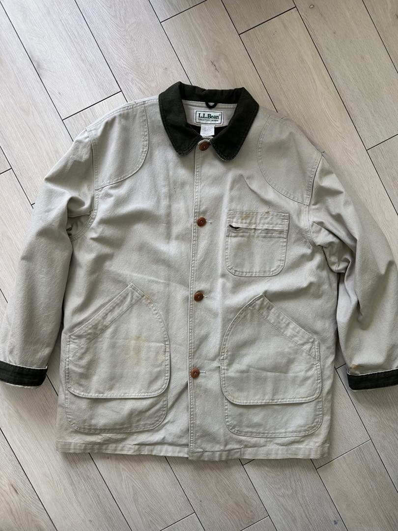 80s L.L.Bean ハンティングジャケット ダック地 L USA製