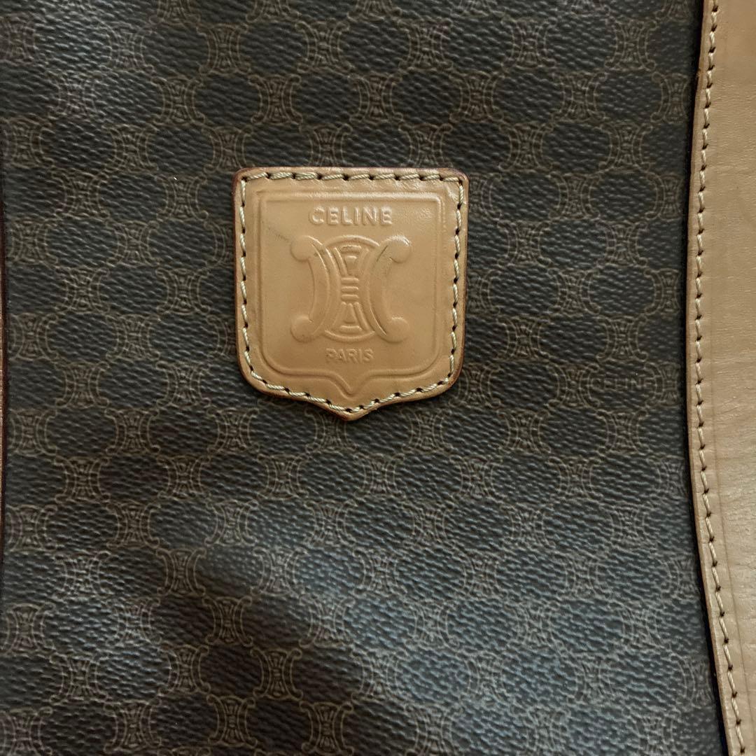 セリーヌ トリオンフ マカダム柄 ボストンバッグ