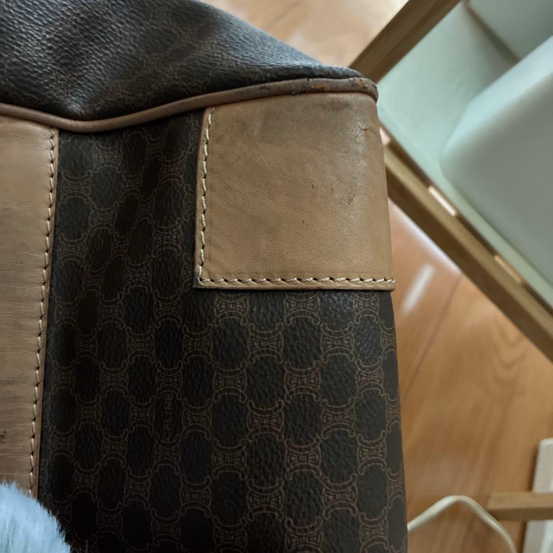 セリーヌ トリオンフ マカダム柄 ボストンバッグ