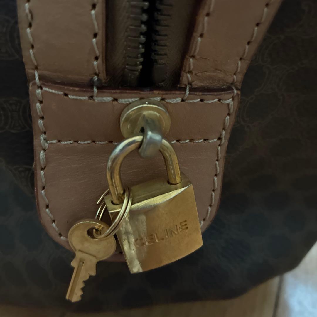 セリーヌ トリオンフ マカダム柄 ボストンバッグ