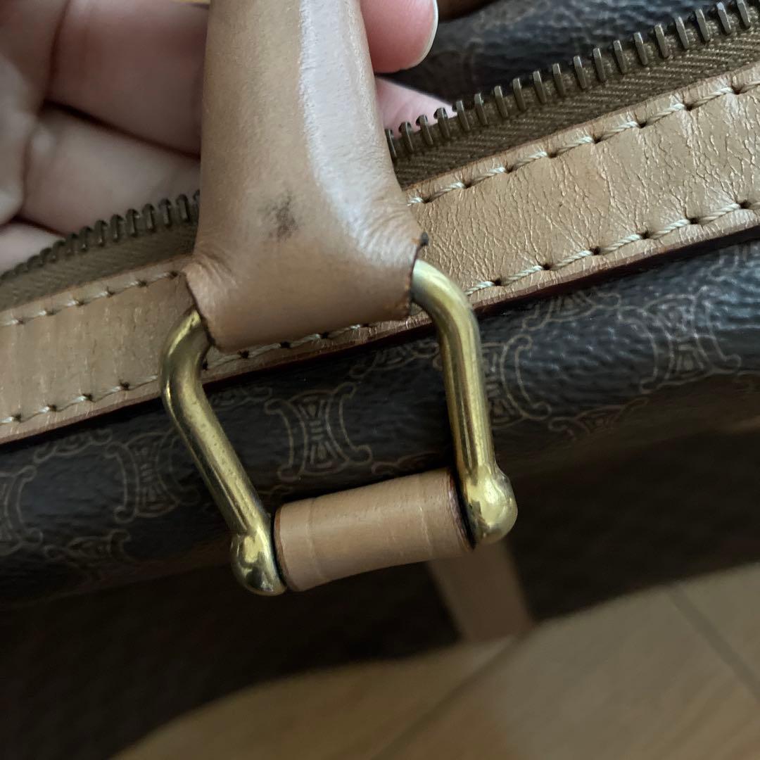 セリーヌ トリオンフ マカダム柄 ボストンバッグ