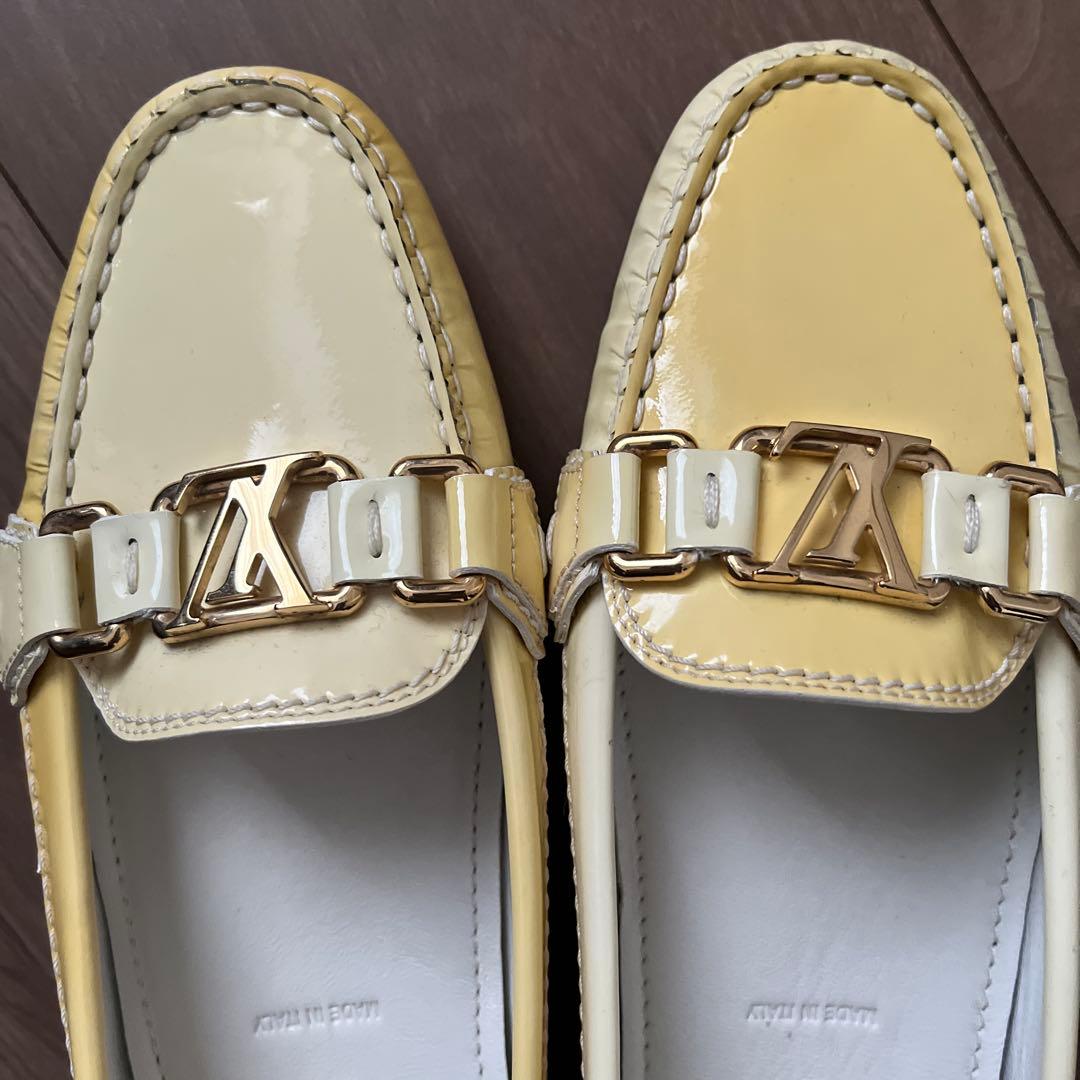 ルイヴィトン　エナメル　ローファー　レザースカート　2点おまとめ