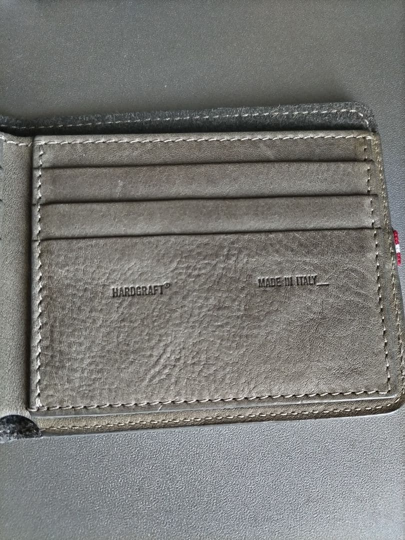 アクセサリー Hardgraft CASH CARD WALLET . OFF GREY