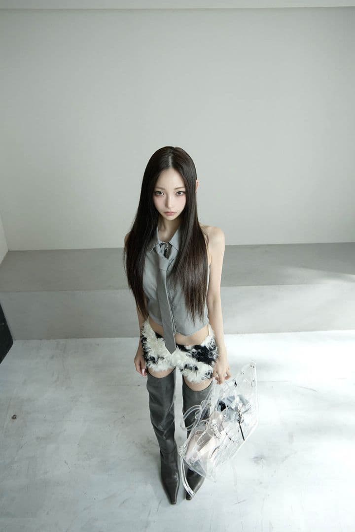 パンツ THEREDTHREAD S ring biker shorts cow