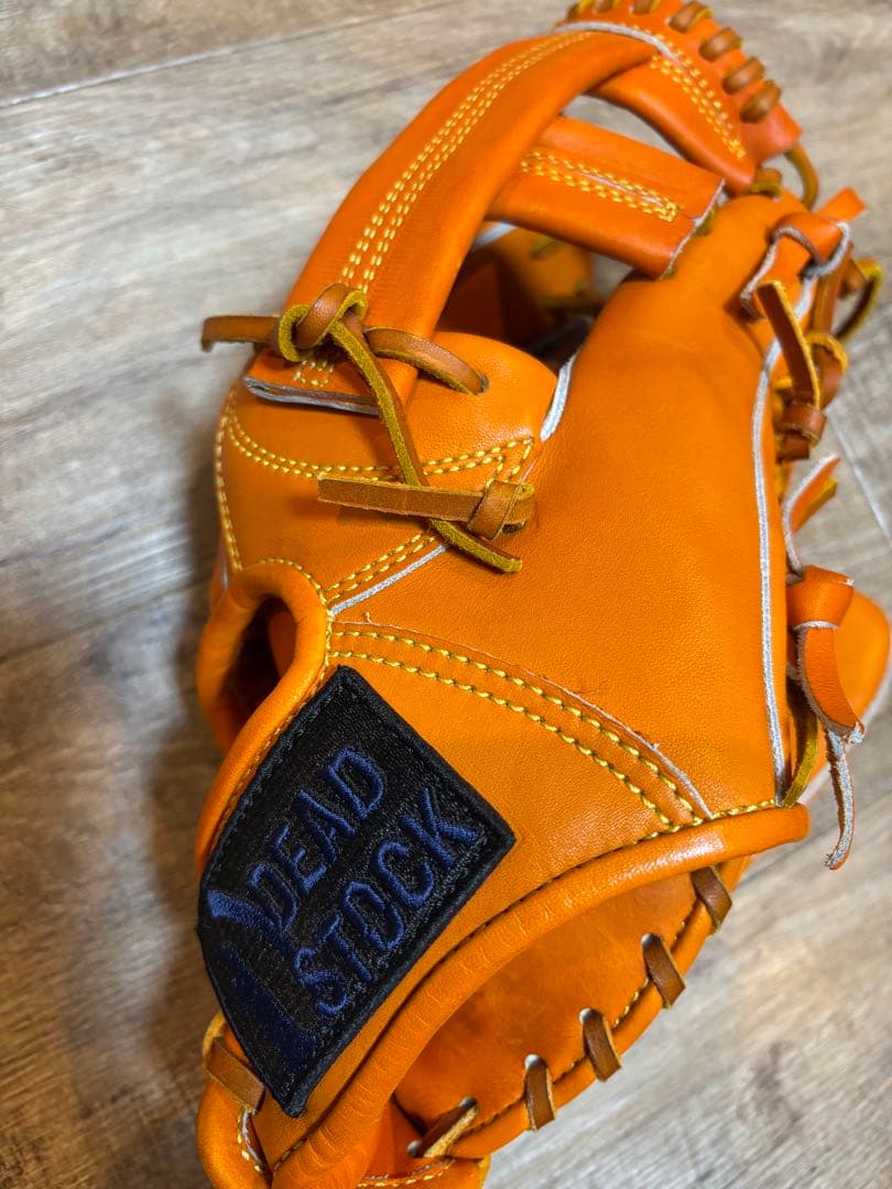 オレンジ デッドストック 硬式グローブ