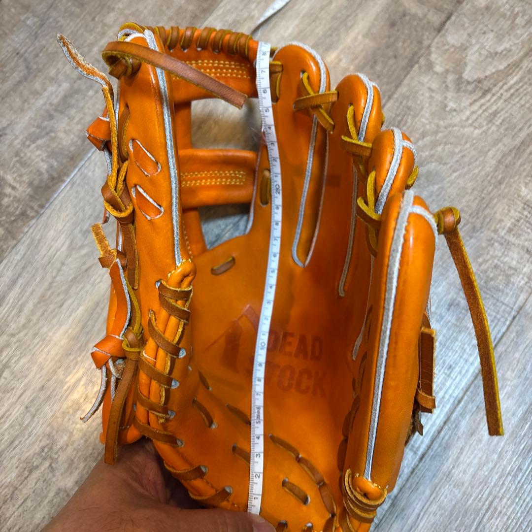 オレンジ デッドストック 硬式グローブ