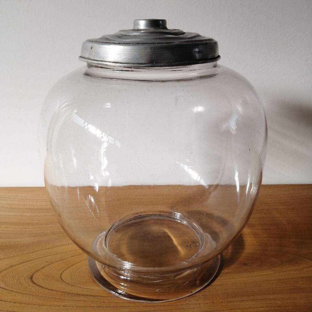 地球瓶　菓子瓶　レトロ