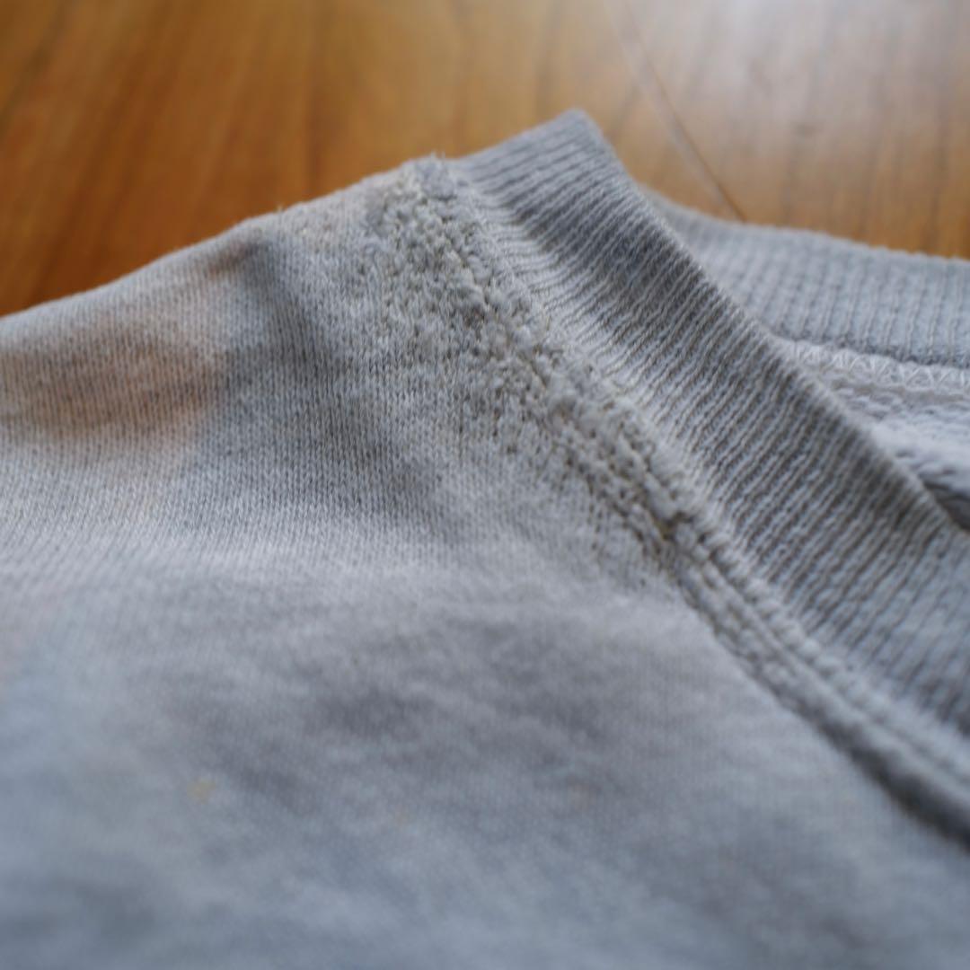 vintage 60s70s PILGRIM 無地スウェットグレー L