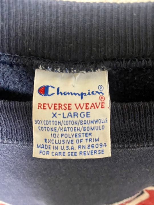 champion USA製 リバースウィーブ ネイビー ヴィンテージ