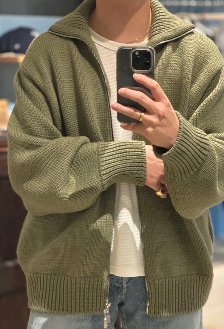 Olde H &daughter ds knit 色　khaki