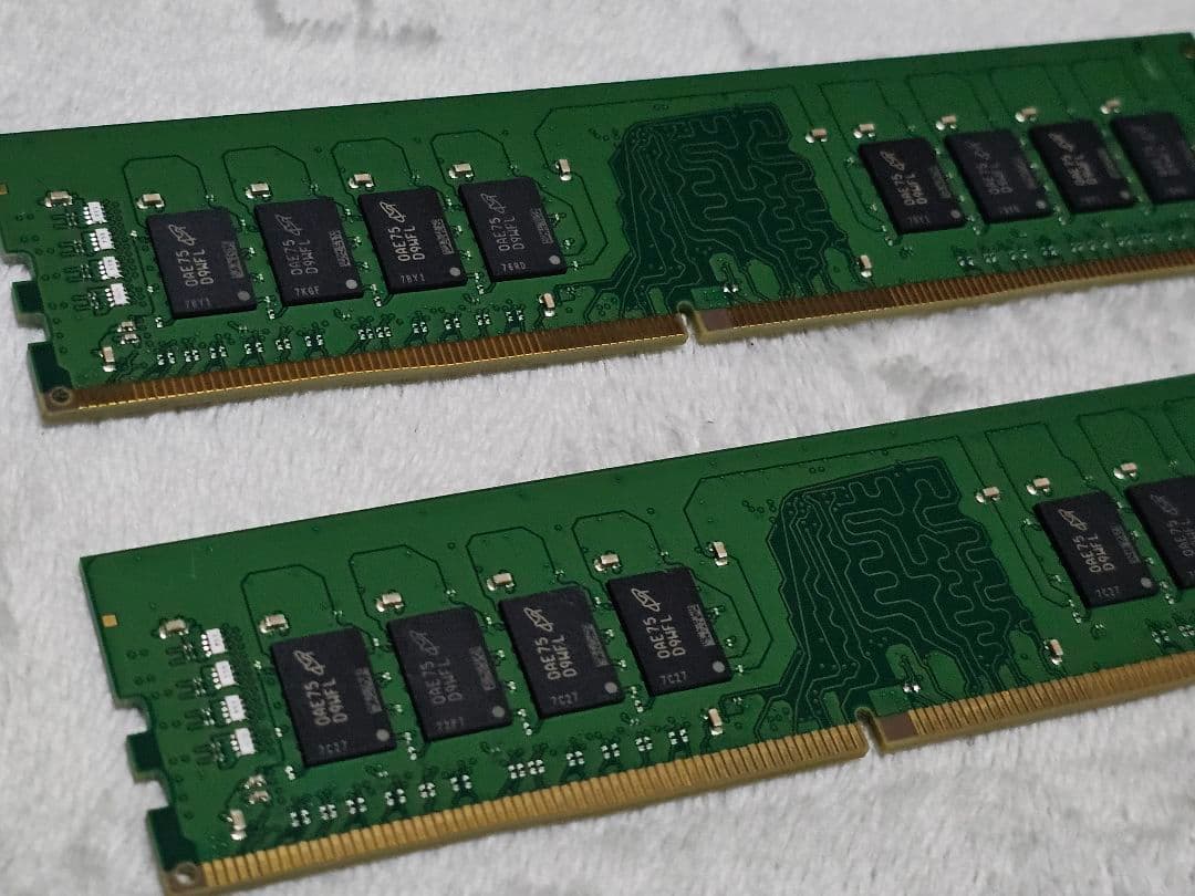 Kingston DDR4 2666 16GB ×2 計 32GB メモリ