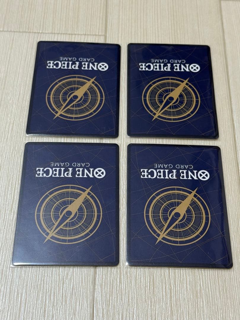 ワンピース カードゲーム 少女　 4枚セット　青黄ナミ