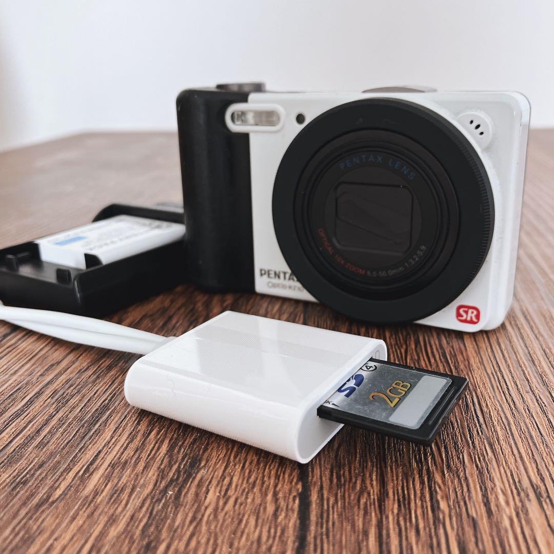 PENTAX Optio RZ10 ピュアホワイト　コンパクトデジタルカメラ