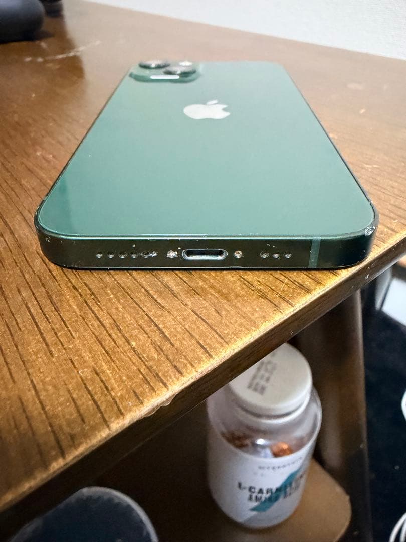 [美品]箱付きApple iPhone 13 ミッドナイトグリーン 本体