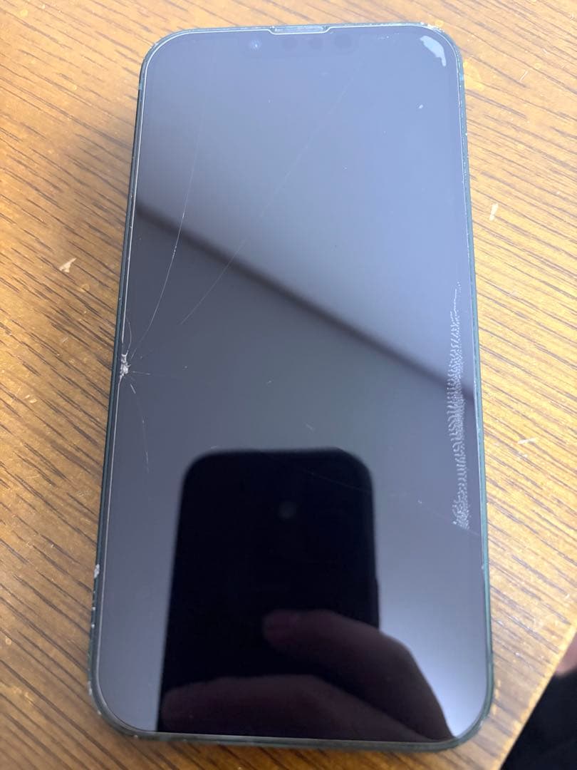 [美品]箱付きApple iPhone 13 ミッドナイトグリーン 本体