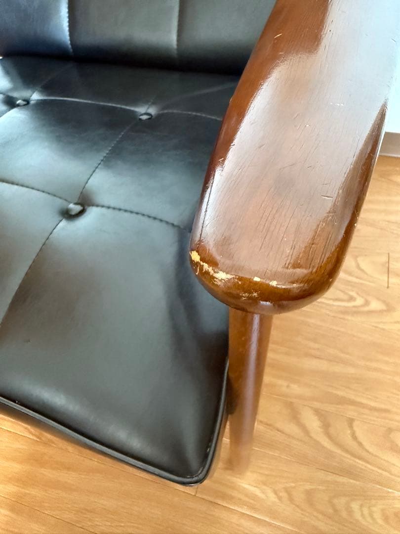 【okame】karimoku 60 Kチェア 1シーター ブラック ①