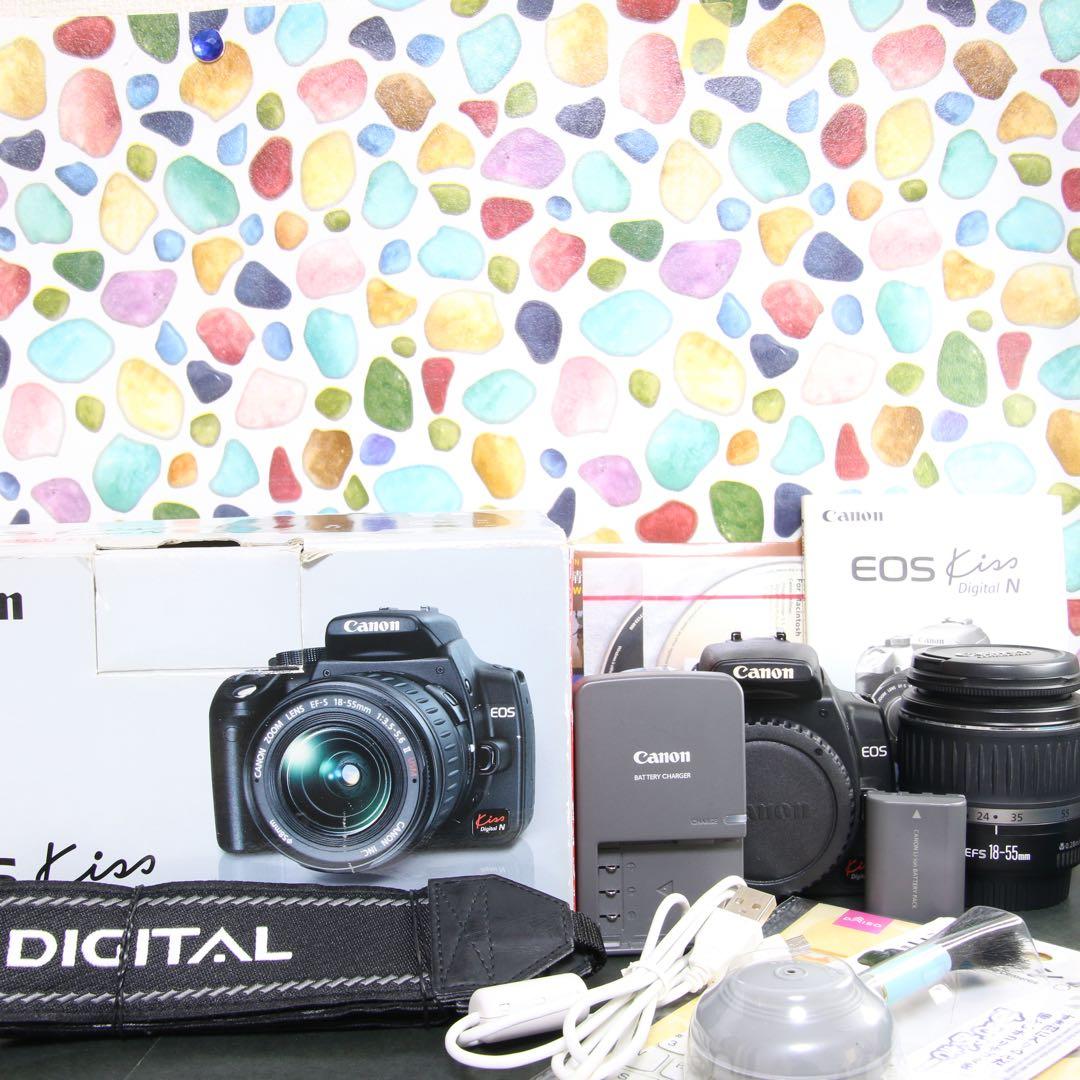 ♥︎◇Canon キヤノン KISS N ◇レンズキット ◇高性能一眼レフ♪