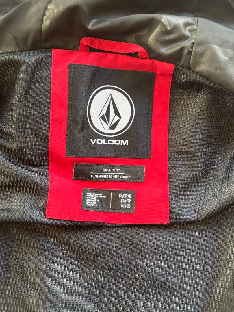 VOLCOM ボルコム　ゴアテックス　GORE-TEX 赤　S