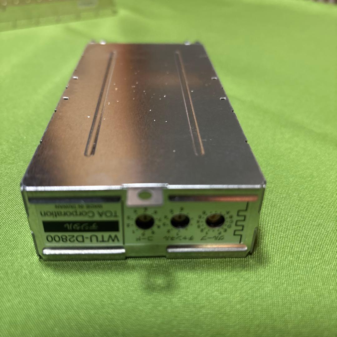 TOA WTU-D2800 デジタルワイヤレスチューナーユニッ受信機　中古