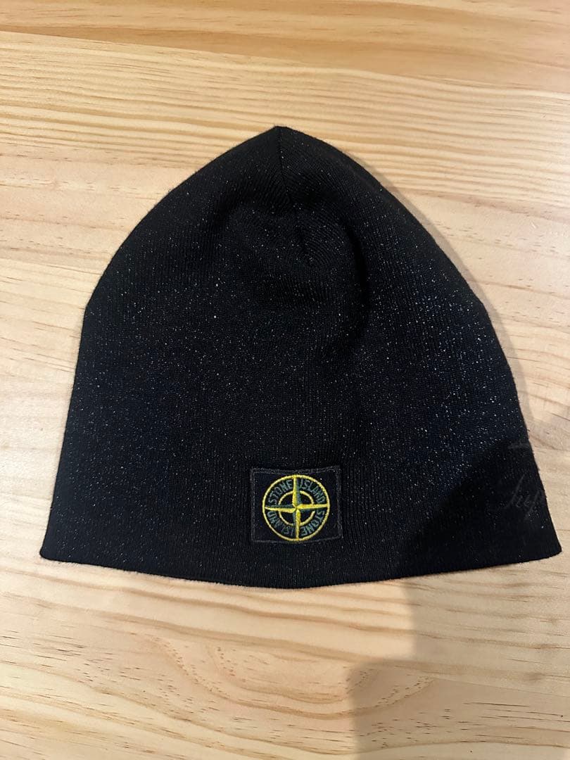 Supreme x Stone  リフレクティブビーニー ブラック