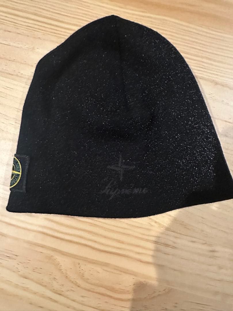 Supreme x Stone  リフレクティブビーニー ブラック