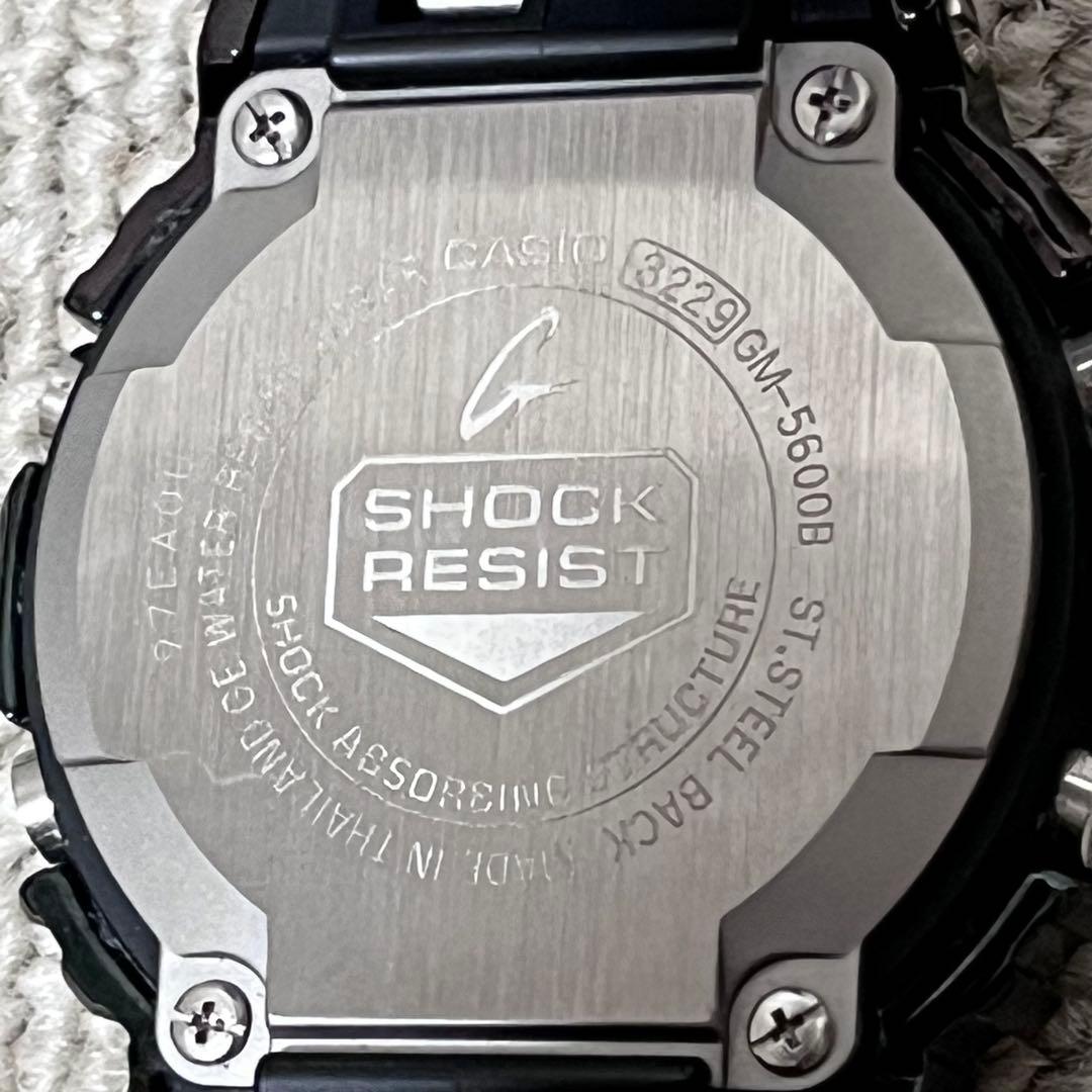 人気✨カシオ G-SHOCK メンズ 腕時計GM-5600B ブラック メタル