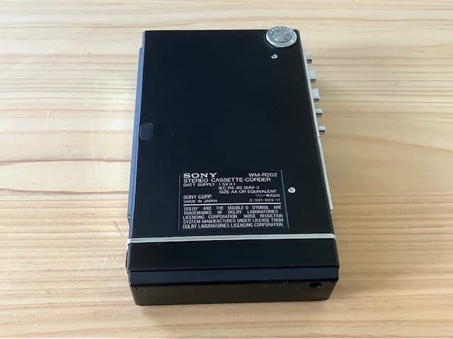 超希少美品 整備済完全動作品 SONY Walkman WM-R202 ブラック