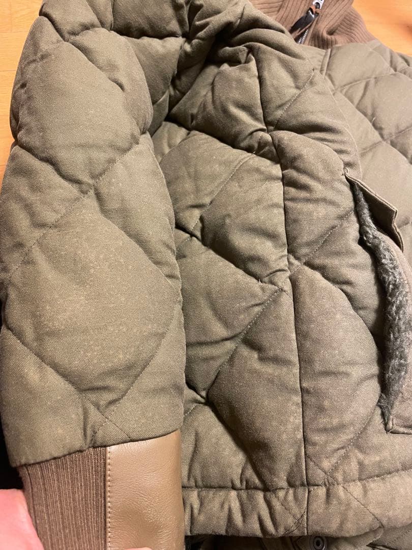 【激レア】Racing Down Jacket Sサイズ オリーブ色