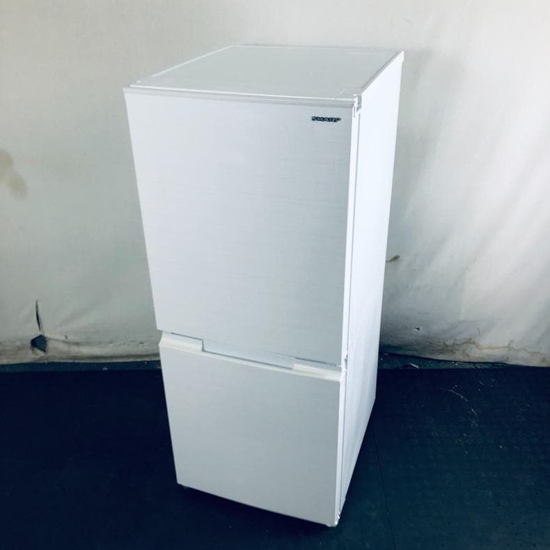 ★送料・設置無料★ 中古 2ドア冷蔵庫 シャープ (No.0216)