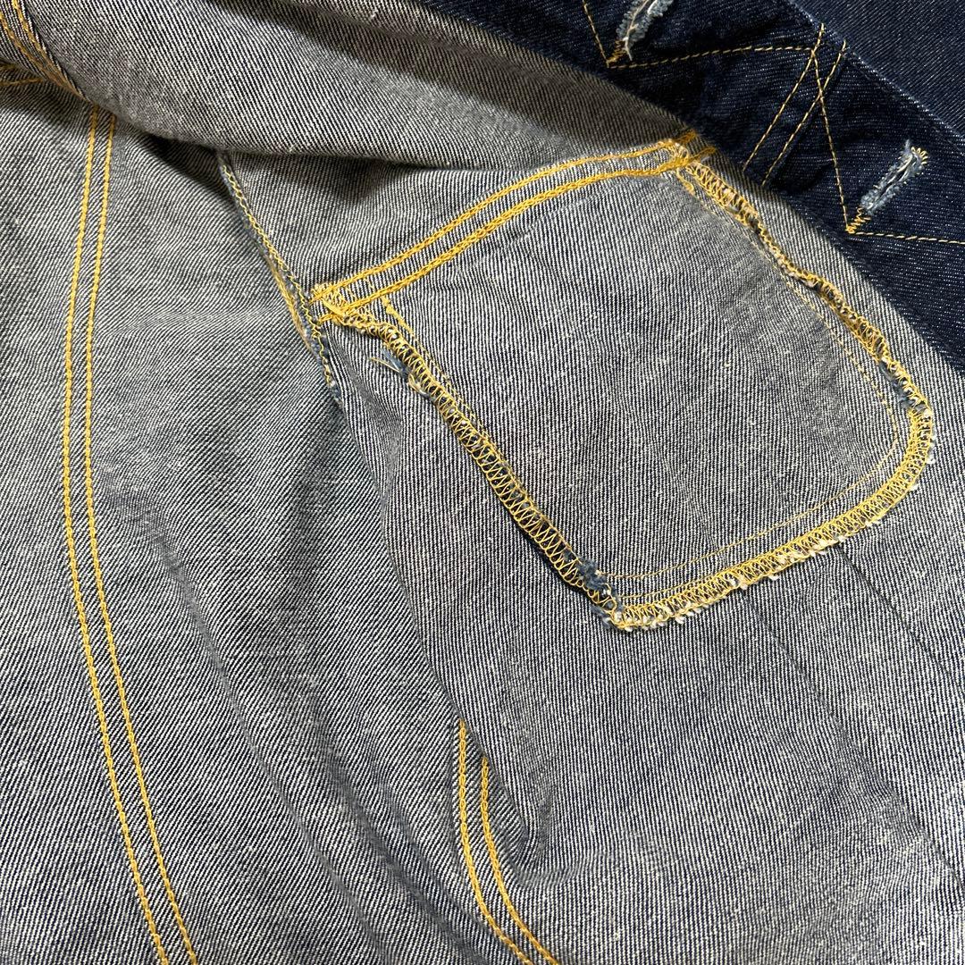 最終値下げ　美品　Lee 三角タグ　1411 40 濃紺　復刻　デニムジャケット