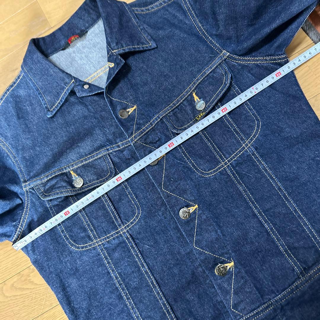 最終値下げ　美品　Lee 三角タグ　1411 40 濃紺　復刻　デニムジャケット