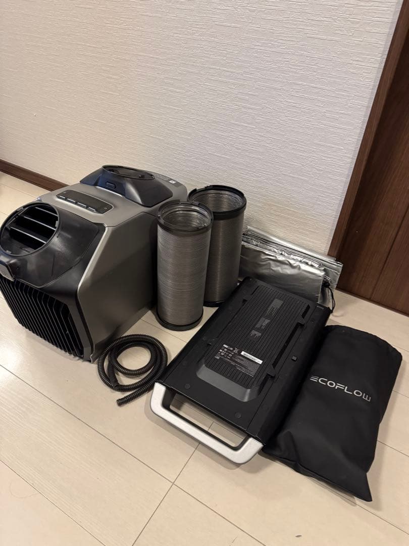 1/21までエコフローwave2専用バッテリーと専用窓カバーセット