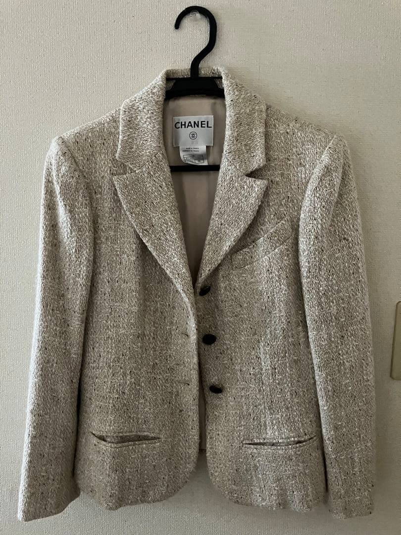 CHANEL ツイード　ジャケット 36 シャネル　ジャケット