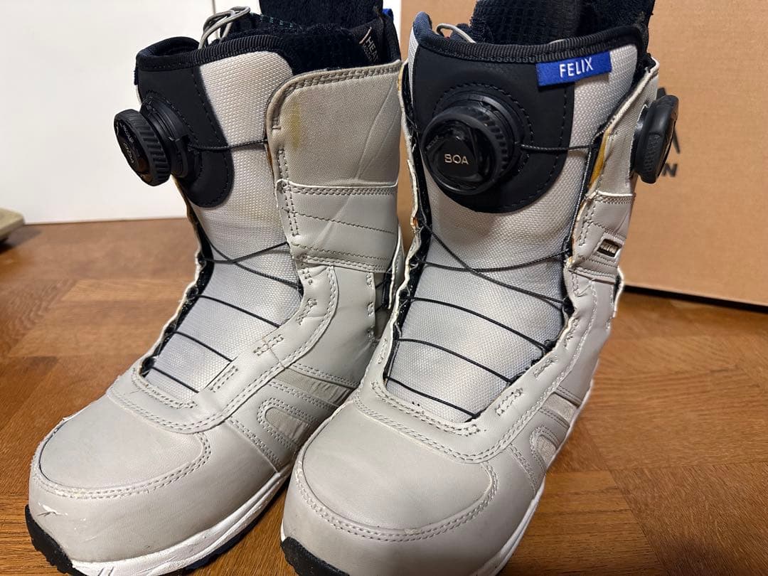 スノーボード BURTON Felix Boa Wms 6(23cm) Gray Cloud