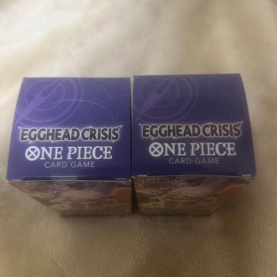 ワンピースカードゲームエッグヘッドクライシス テープ付き 未開封2BOX