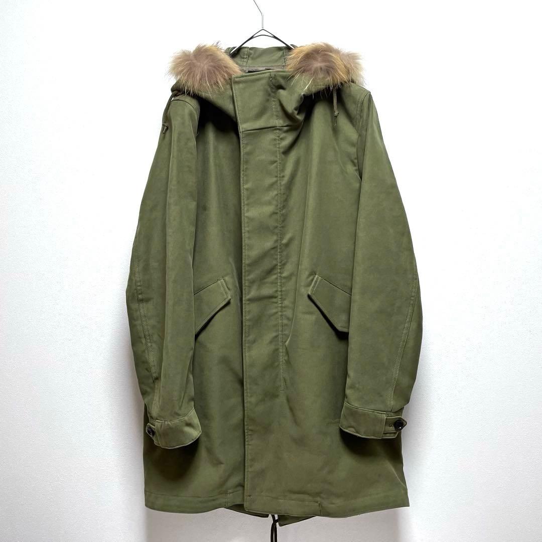 LOUNGE LIZARD 高密度モールスキンモッズコート size：1