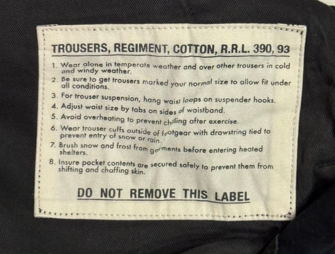 RRL キャンバス サープラス カーゴ パンツ　32×32