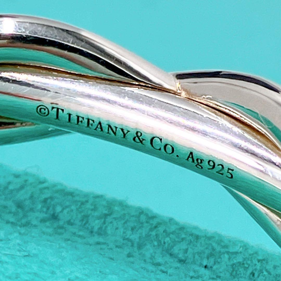 極美品 ティファニー インフィニティ バングル 14cm シルバー925