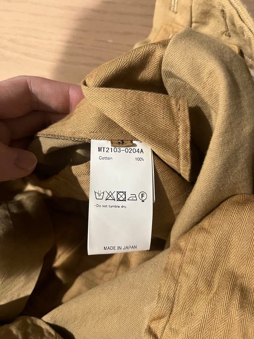 MAATEE&SONSマーティーアンドサンズ　CHINO TROUSERS チノ