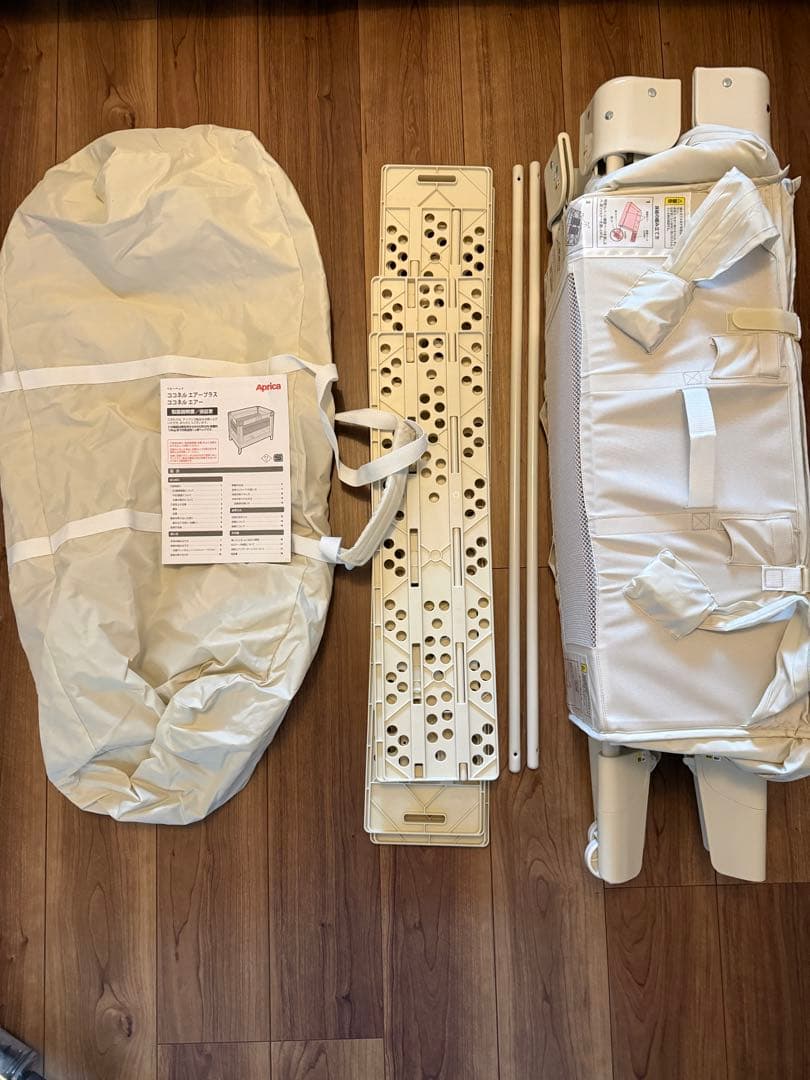 Aprica ココネル　エアープラス　ココネルエアー　美品　ベビーベッド