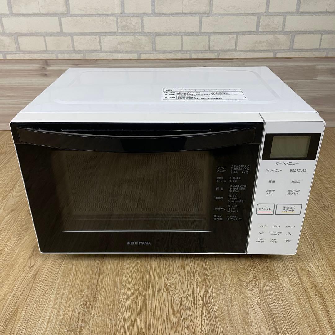 アイリスオーヤマ オーブンレンジ MO-F1807-W 2022年製